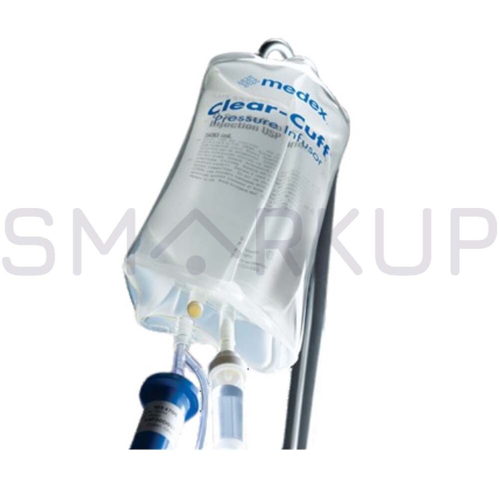New In Box SMITHS MEDEX MX4705 Clear-Cuff Compression Bag
