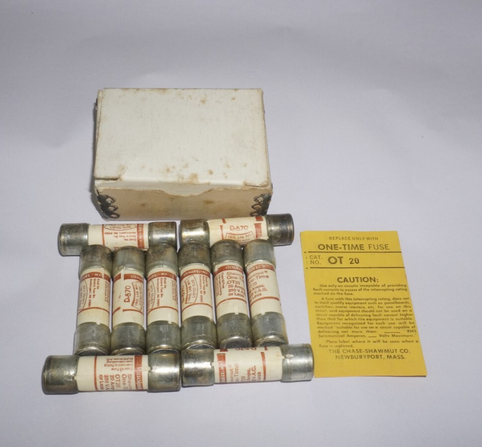 FERRAZ SHAWMUT OT20 Fuse 20A 250V (box of 10)