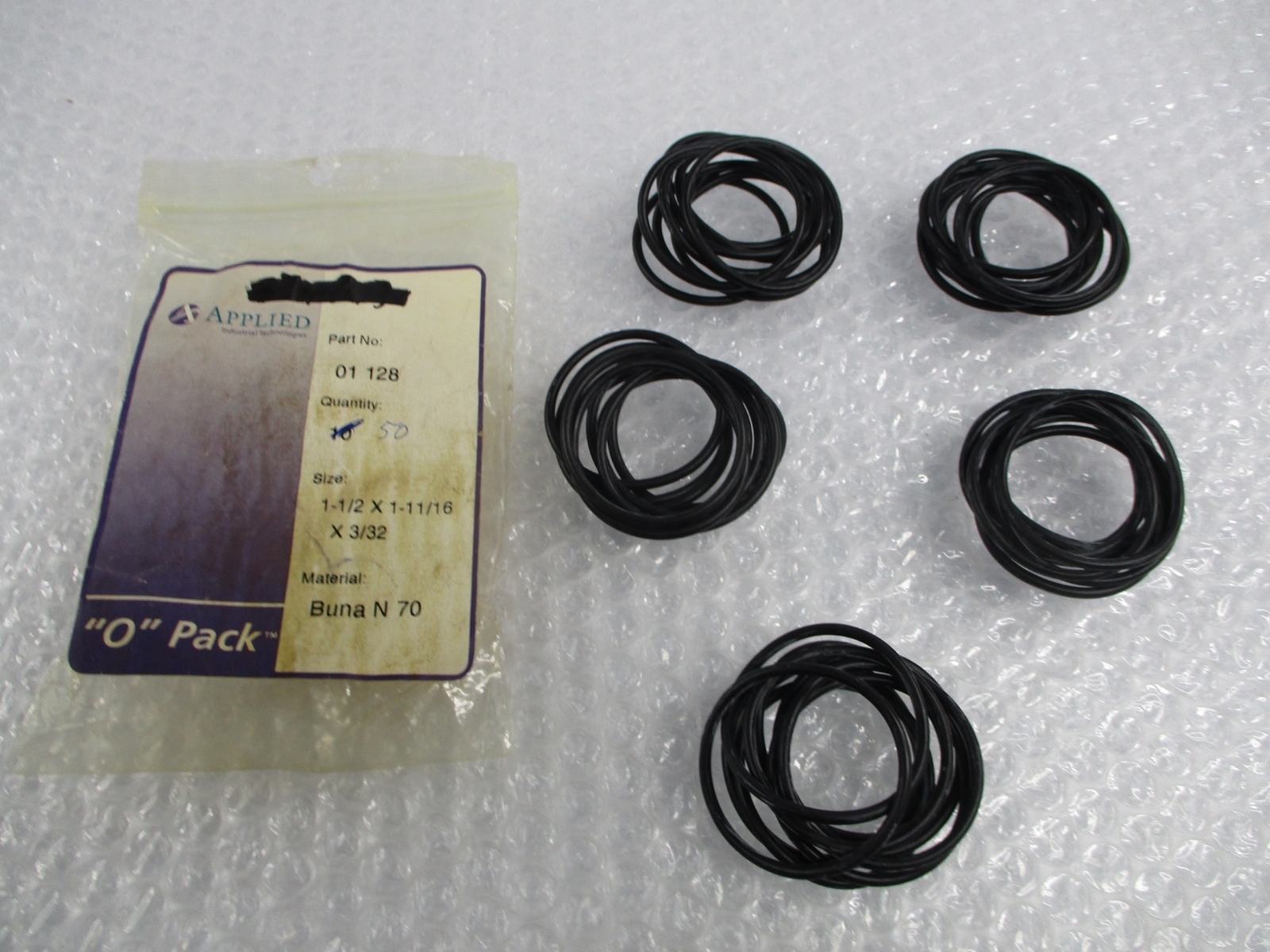 APPLIED INDUSTRIAL TECHNOLOGIES 01 128 O-RING PKG OF 50 NSMP