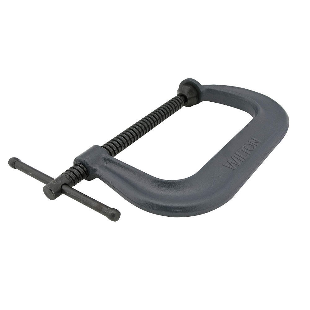 WILTON 404 C-Clamp,4-1/4″,Steel,Reg. Duty,6200 lb. 18G714
