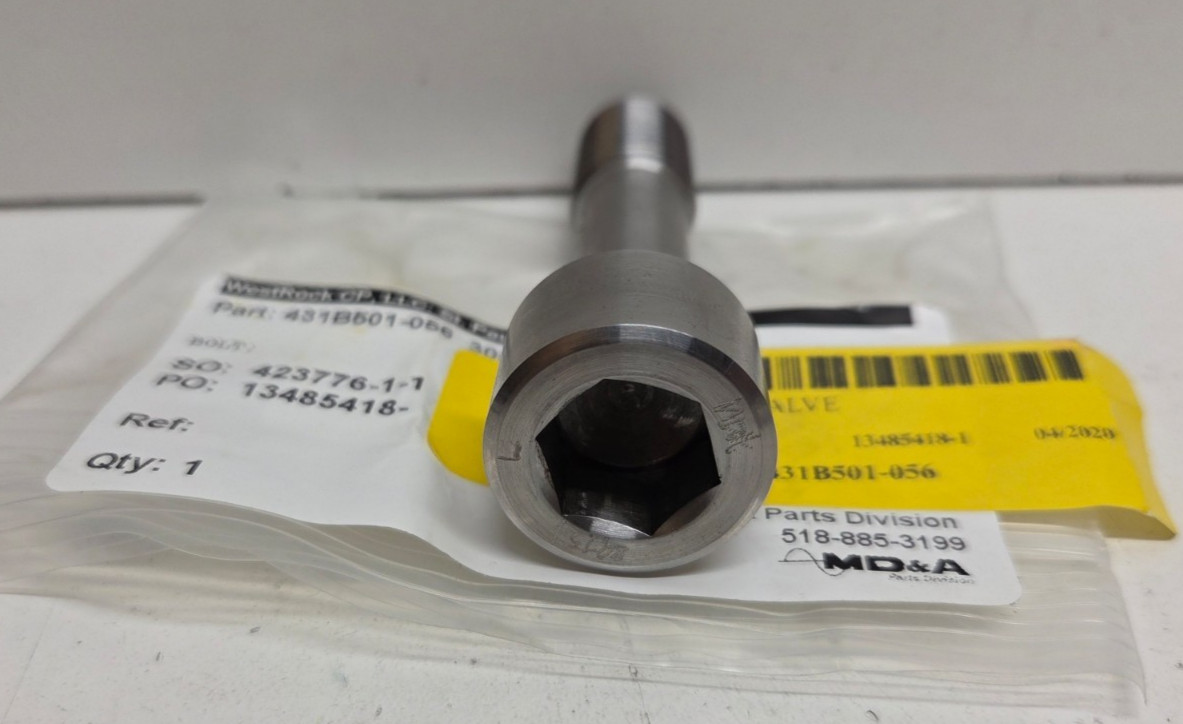 NEW IN BAG! WESTROCK STOP VALVE CAP BOLT 431B501-056