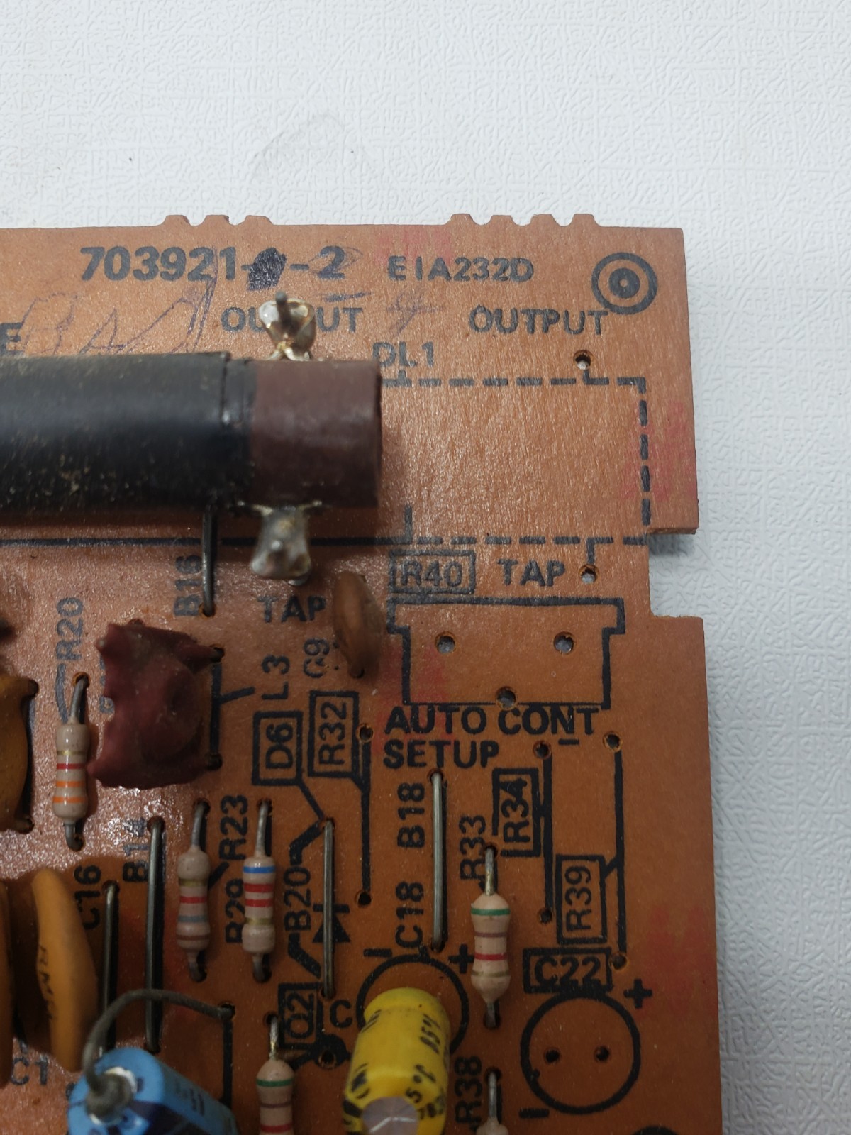 Vintage Zenith TV Circuit Board Module 105-1110 Caution Hot 9-90-01 Untested