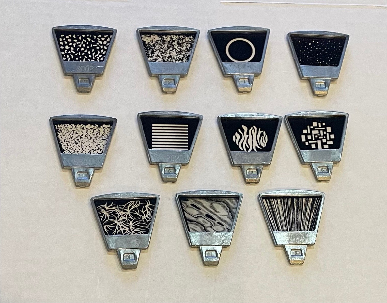 VARI-LITE Complete Set Of Static Gobos For VL2500