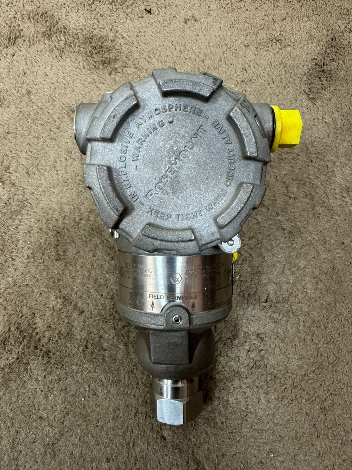 Rosemount / Pressure Transmitter / 3051TG4 / WP 3705PSI-256BAR / Cal. 0-235BAR G