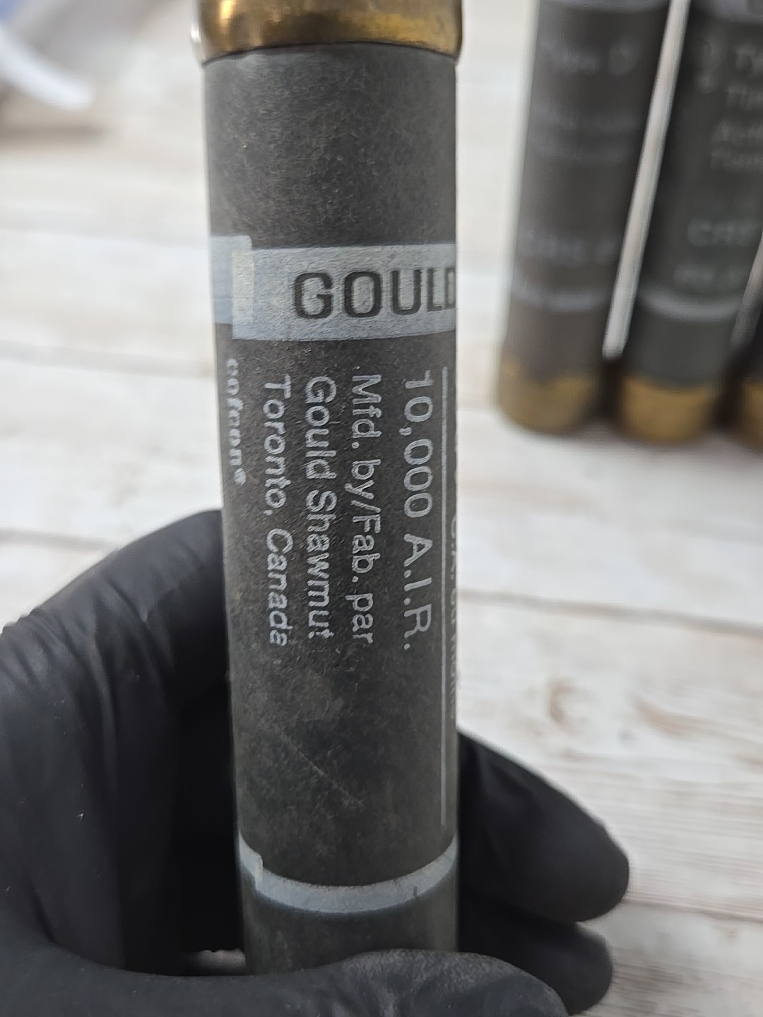 GOULD CRS 60 TYPE D TIME DELAY FUSE 60AMPS 600V lot of 4