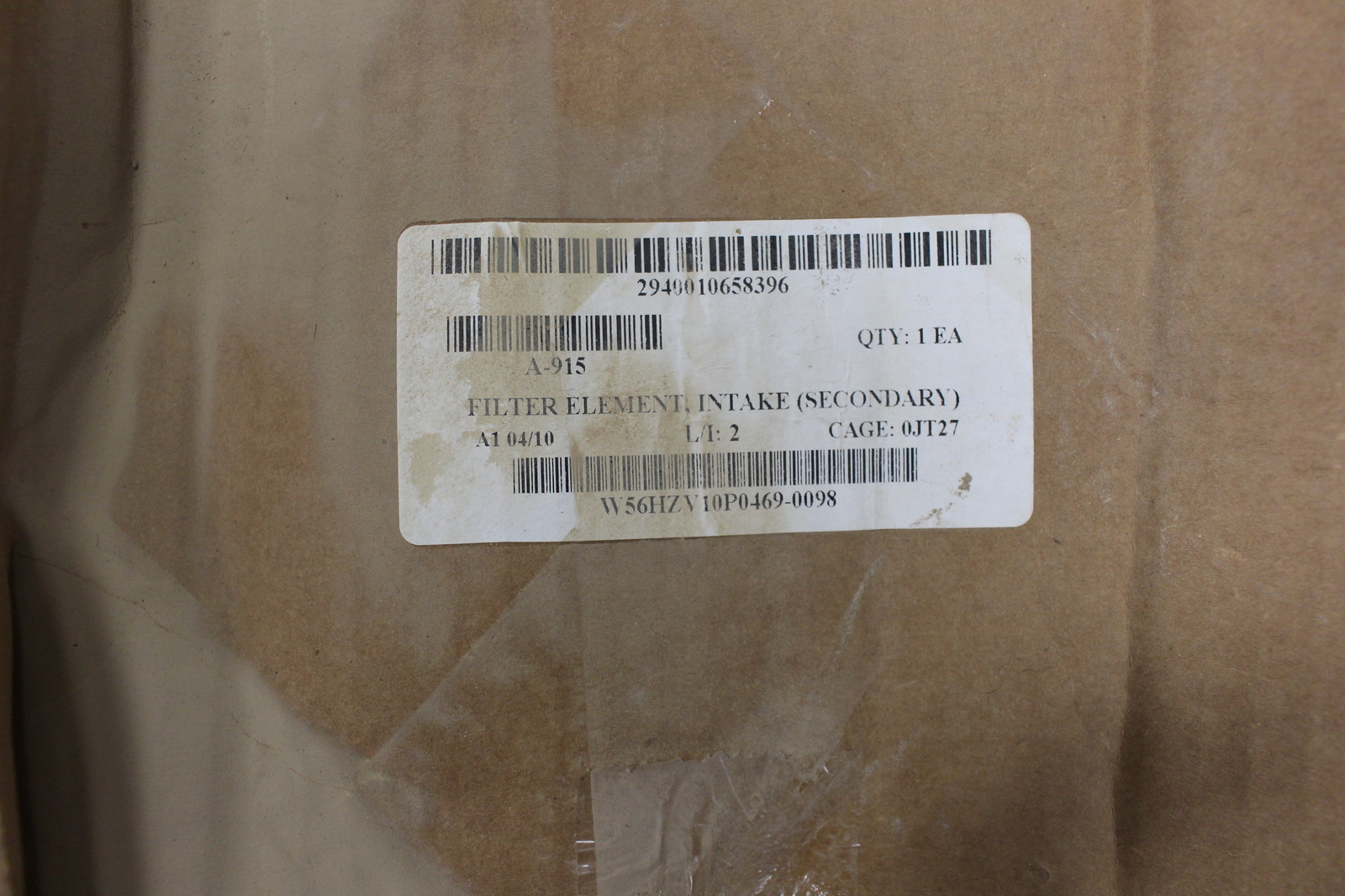 M916/M920 Service Parts Kit, 4330-01-538-9955, 57K6003, New