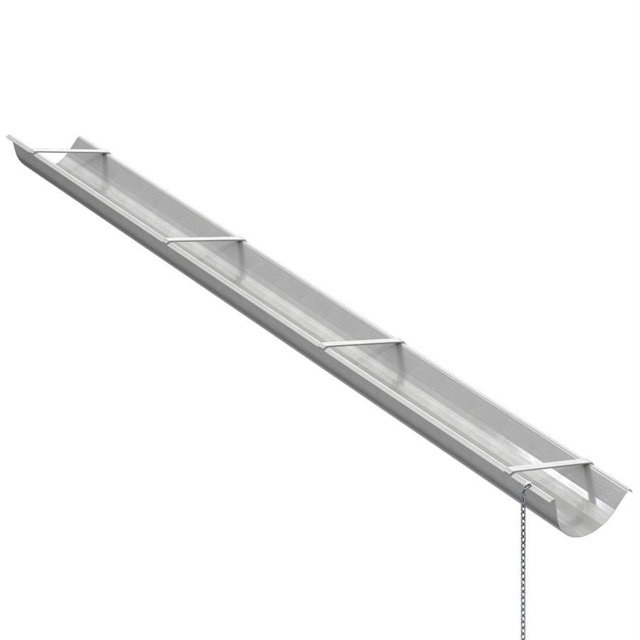 Bon Pro Plus 12-385 Aluminum Straight End Concrete Chute 12′