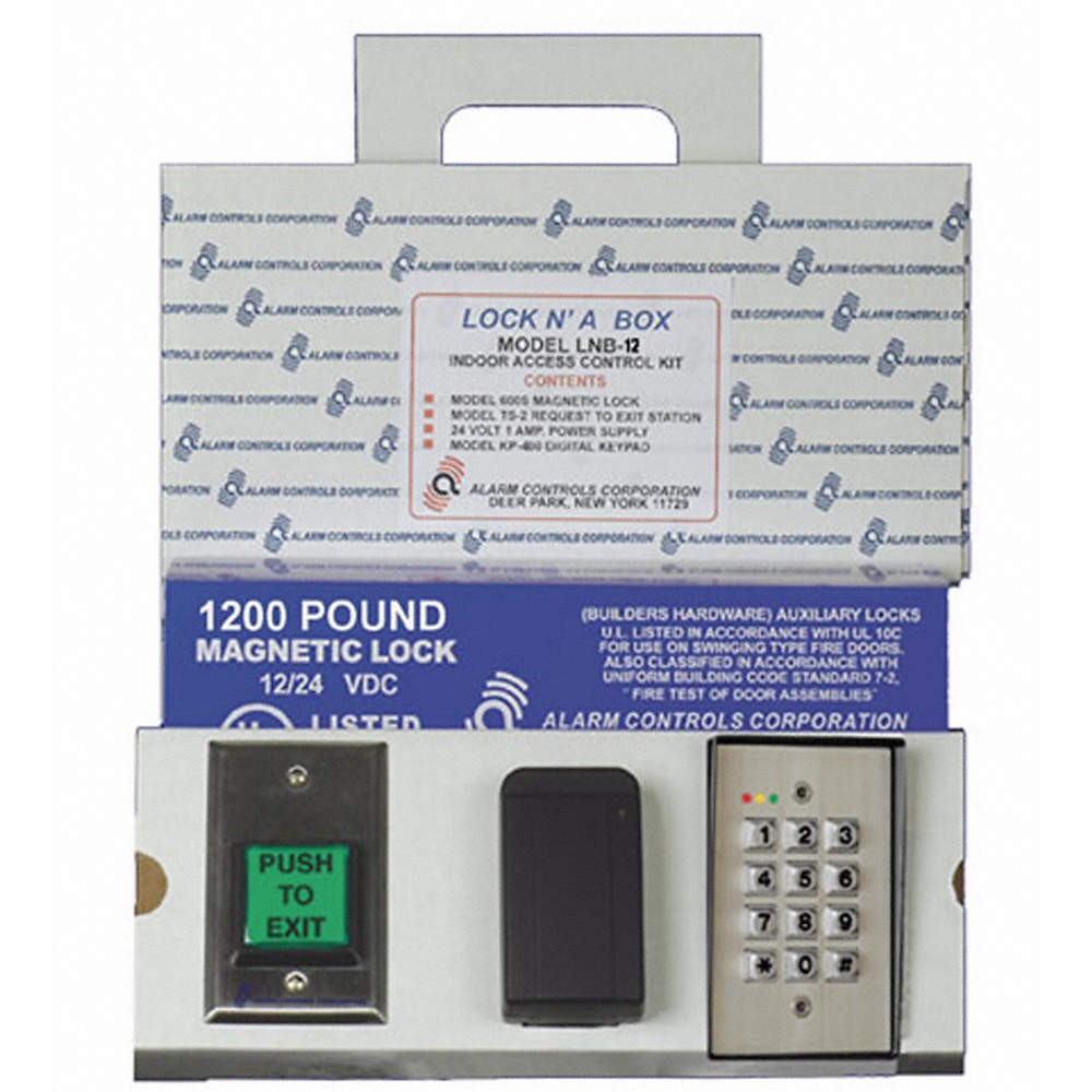 ALARM CONTROLS LNB-12 Access Control System Kit,Push Button 52ND16