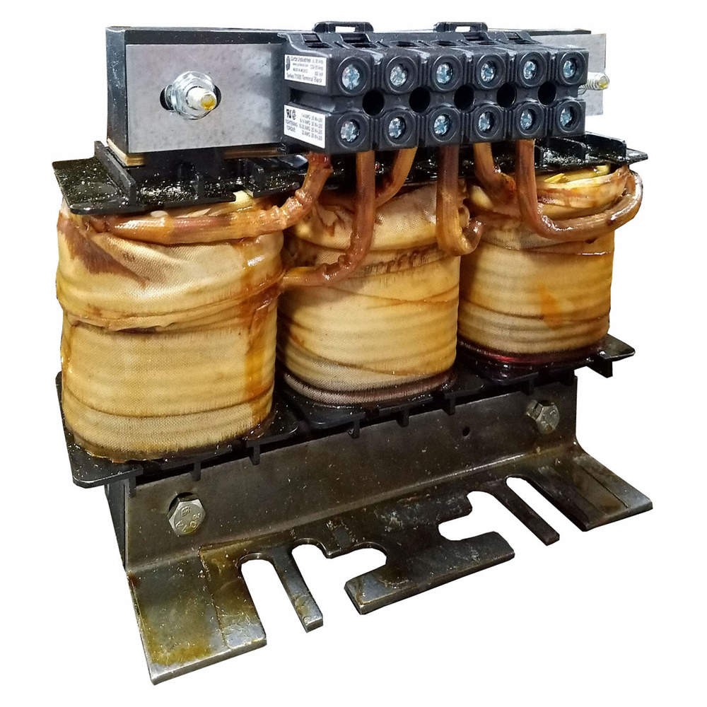 KDR-LINE REACTORS Input Line Reactor,Open,Low Z,60 hp,77 A 4XRV1