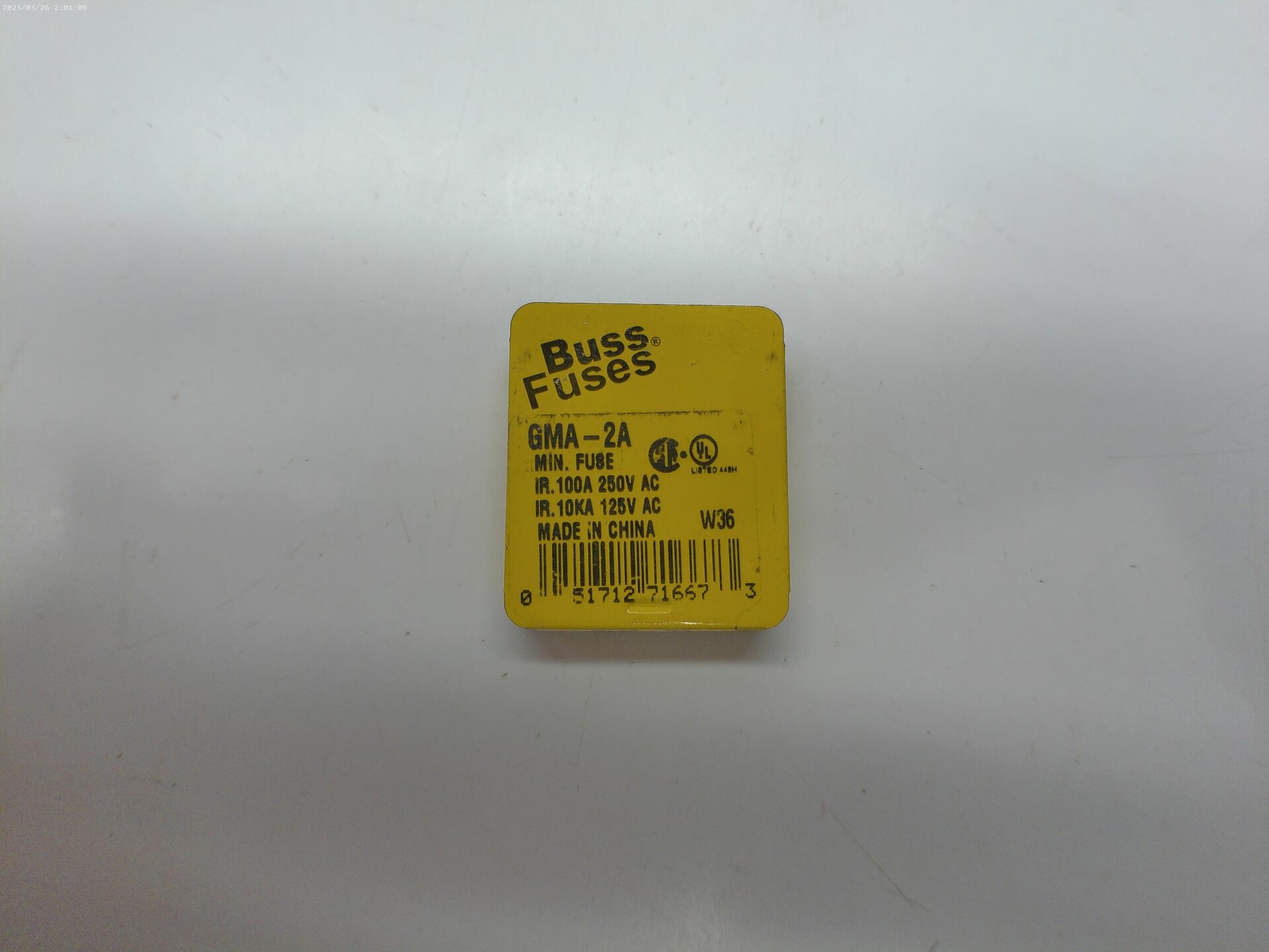 BUSSMANN GMA-2A FUSE PKG OF 3 NSMP