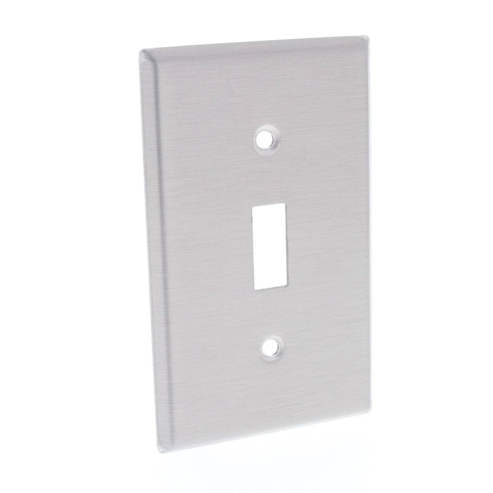 Leviton 84001 Stainless Steel Toggle Wall Plate Standard Size 1 Gang Lot of 20