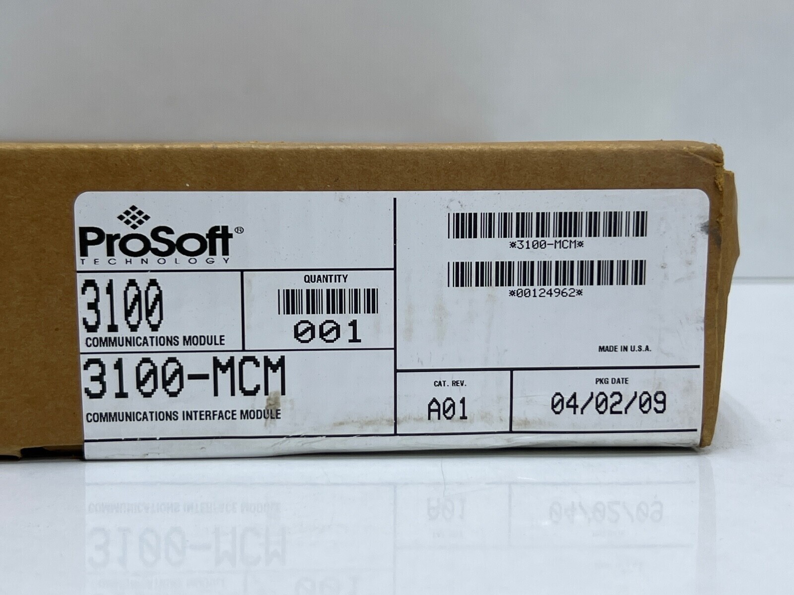 ProSoft Technology 3100-MCM PLC5 Modbus Master/Slave Comm Module Free Shipping