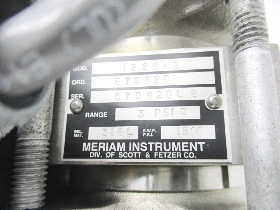 MERIAM INSTRUMENT 1226-2 0-3.0PSI NSNP