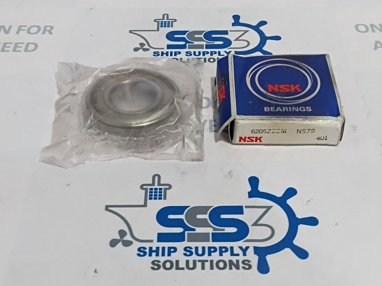 NSK 6205ZZCM NS7S Ball Bearing Size OD 52mm x ID 25mm x Thick. 15mm
