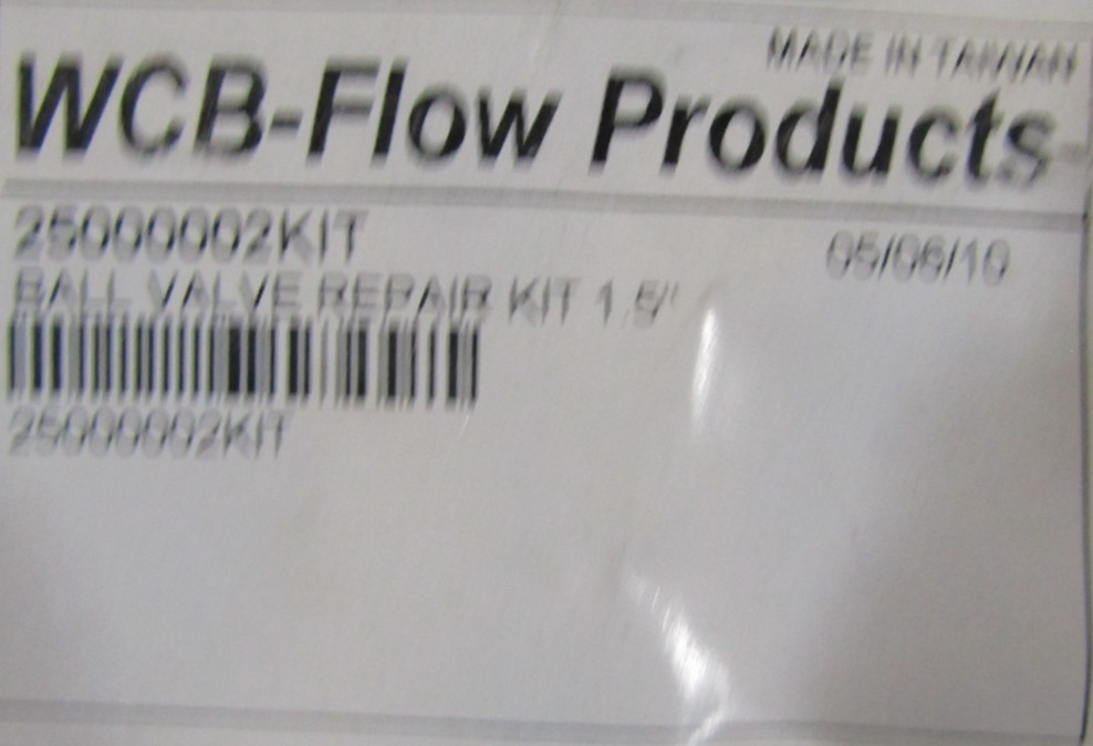 WCB-Flow Products/SPX 25000002KIT 1.5″ Ball Valve Repair Kit