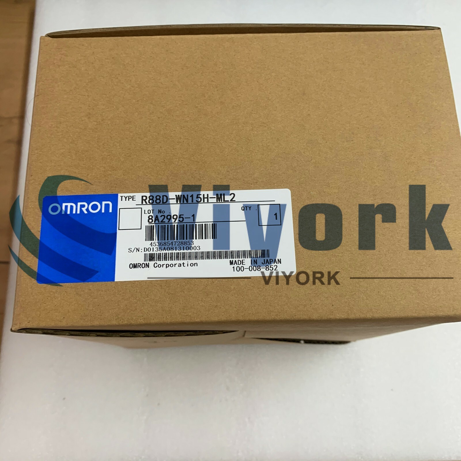 OMRON R88D-WN15H-ML2 SERVO DRIVE 200V 3PH 1.5KW ML2 NEW