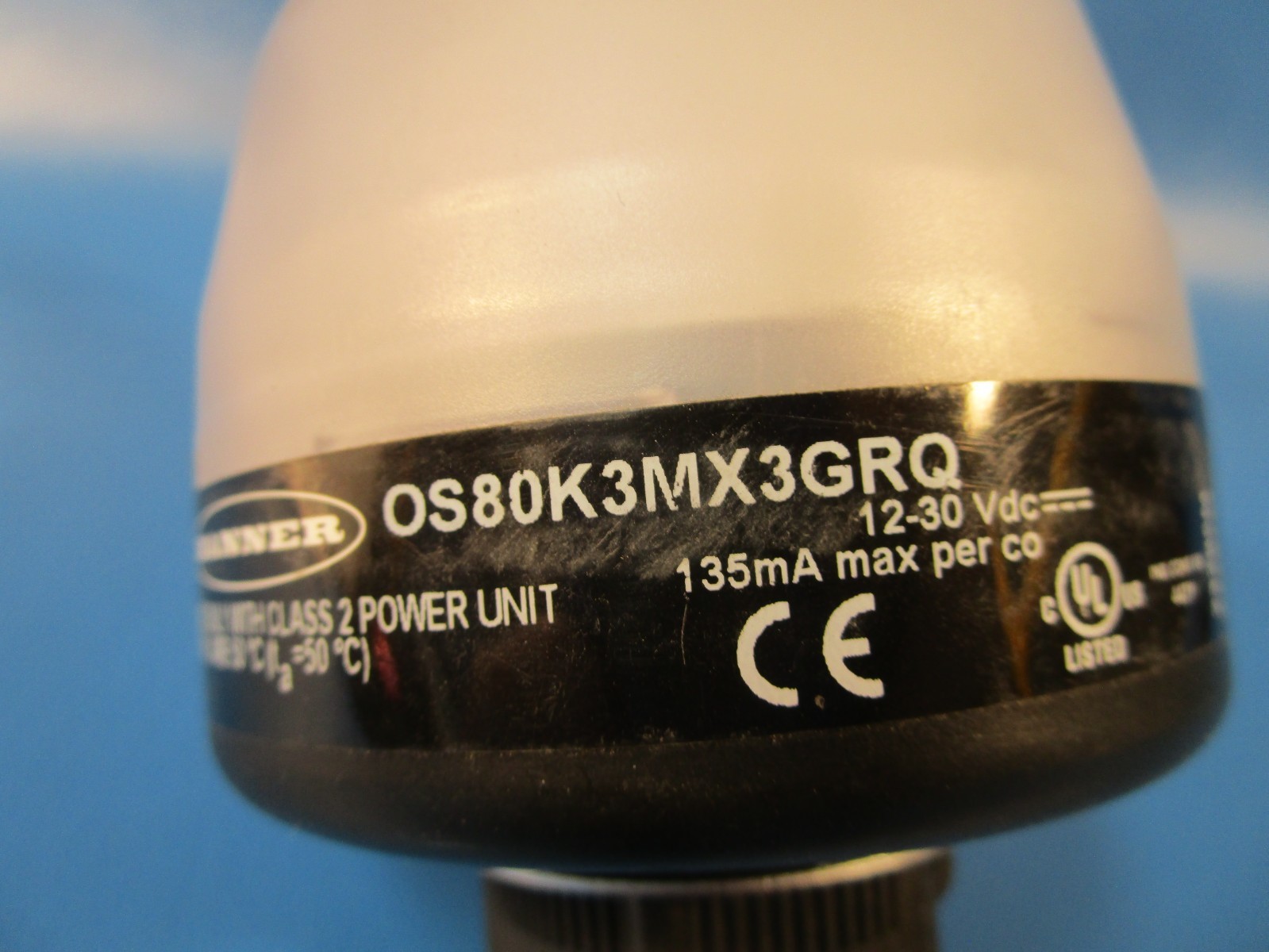 BANNER OS80K3MX3GRQ, Operator Station: Key Switch; 3-Position, On-Off-Momentary;