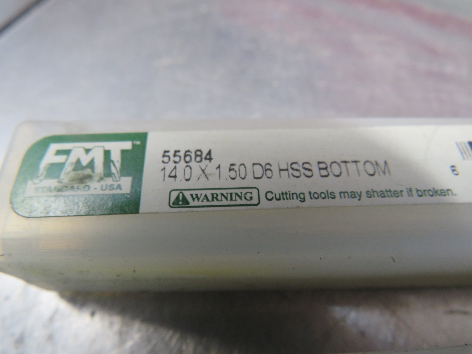 Fastenal 55684 14.0 x 1.50 D6 HSS Bottom (Lot of 2)