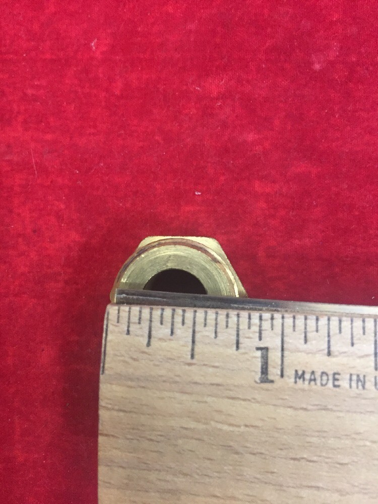 QTY:4 OSHKOSH Straight Pipe To Tube Adapter Copper Alloy 3478338
