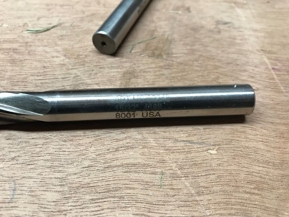 (QTY 2) APT 47022 80010.4687 Core Drill 15/32″ 0.4687″ 4 FL HSS 4-3/4″ x 7-1/2″