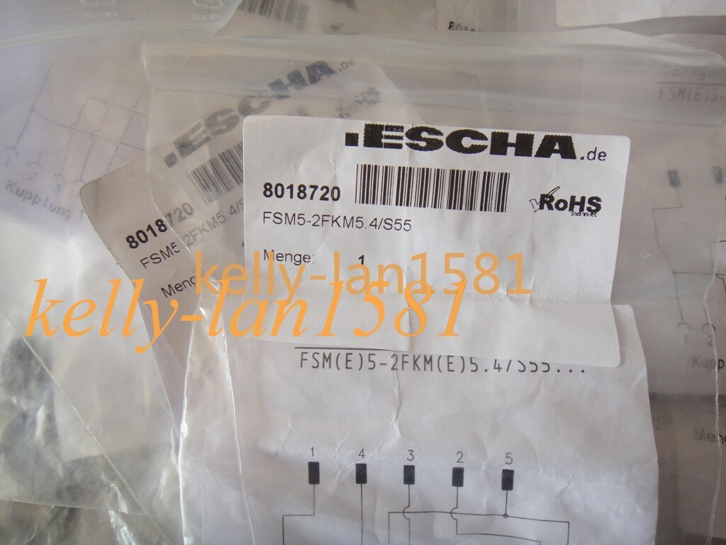 1pc New ESCHA connector FSM5-2FKM5.4/S55