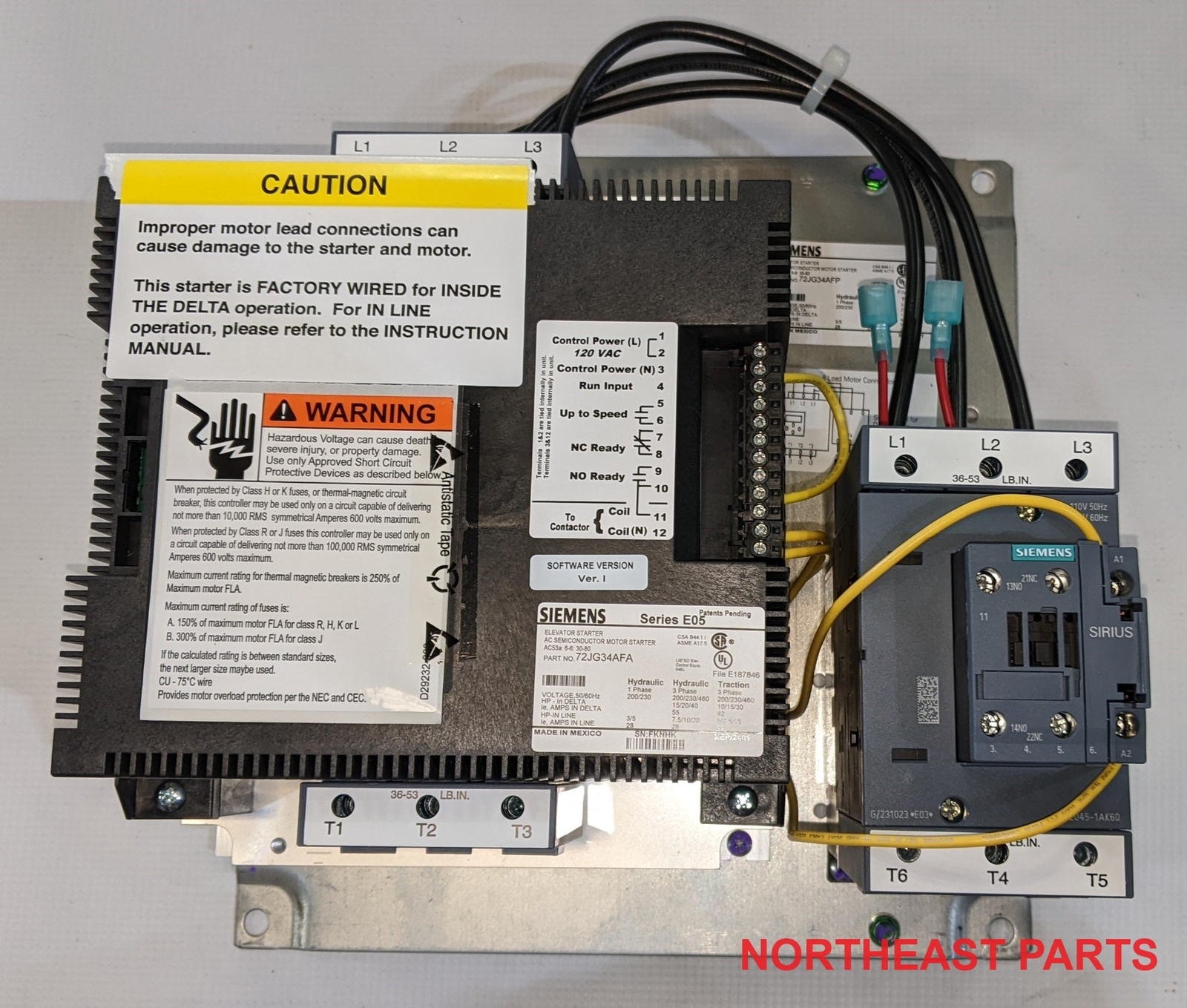 SIEMENS Elevator Soft Starter 72JG34AFP