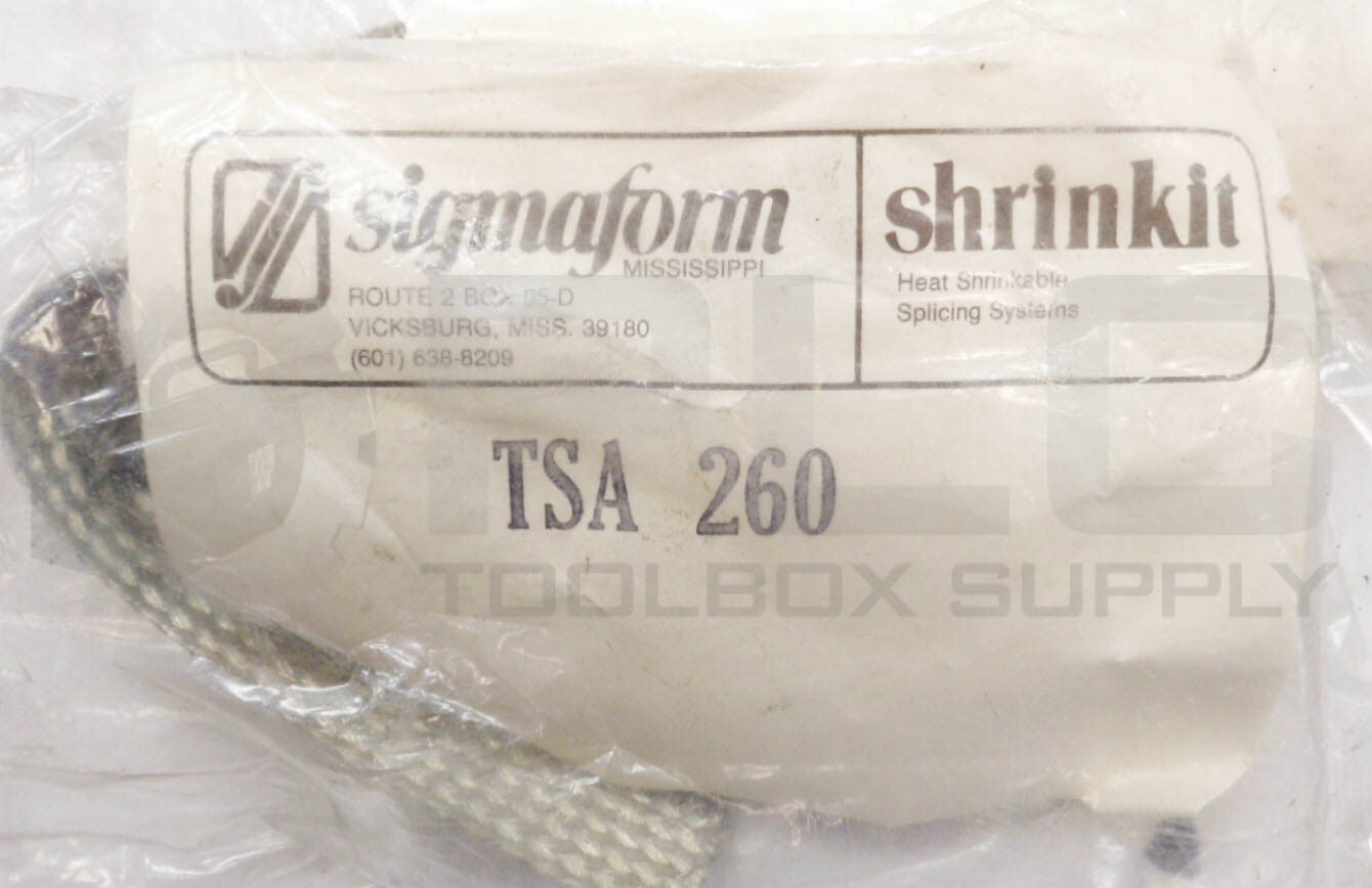 LOT OF 2 NEW SIGMAFORM TSA 260 STRAP KITS FOR STK-1520 HEAT SHRINK TUBING KIT