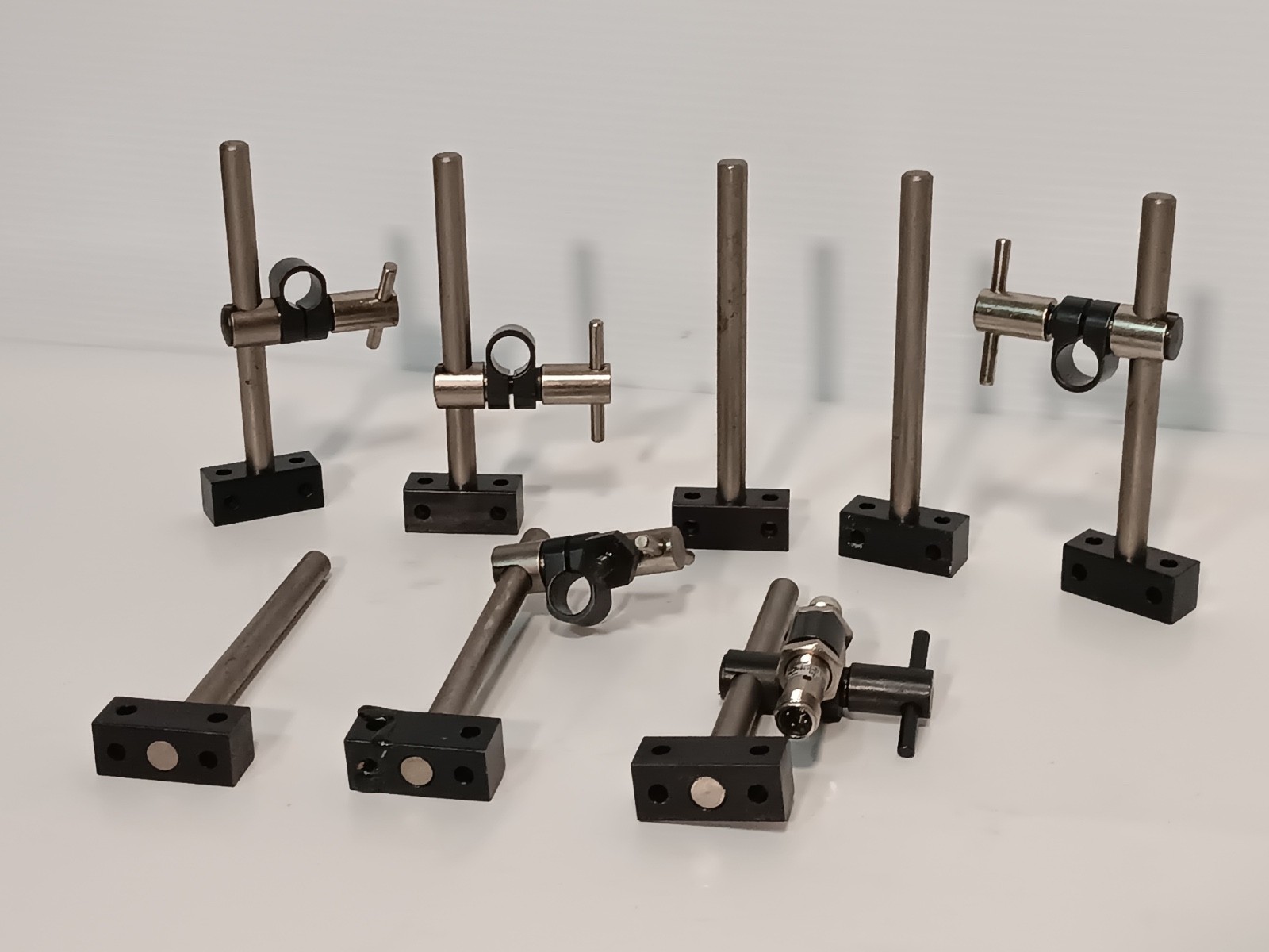 Lot of 8 LSP Industries P-925 Swivel Nozzle Bracket Holders, As Shown