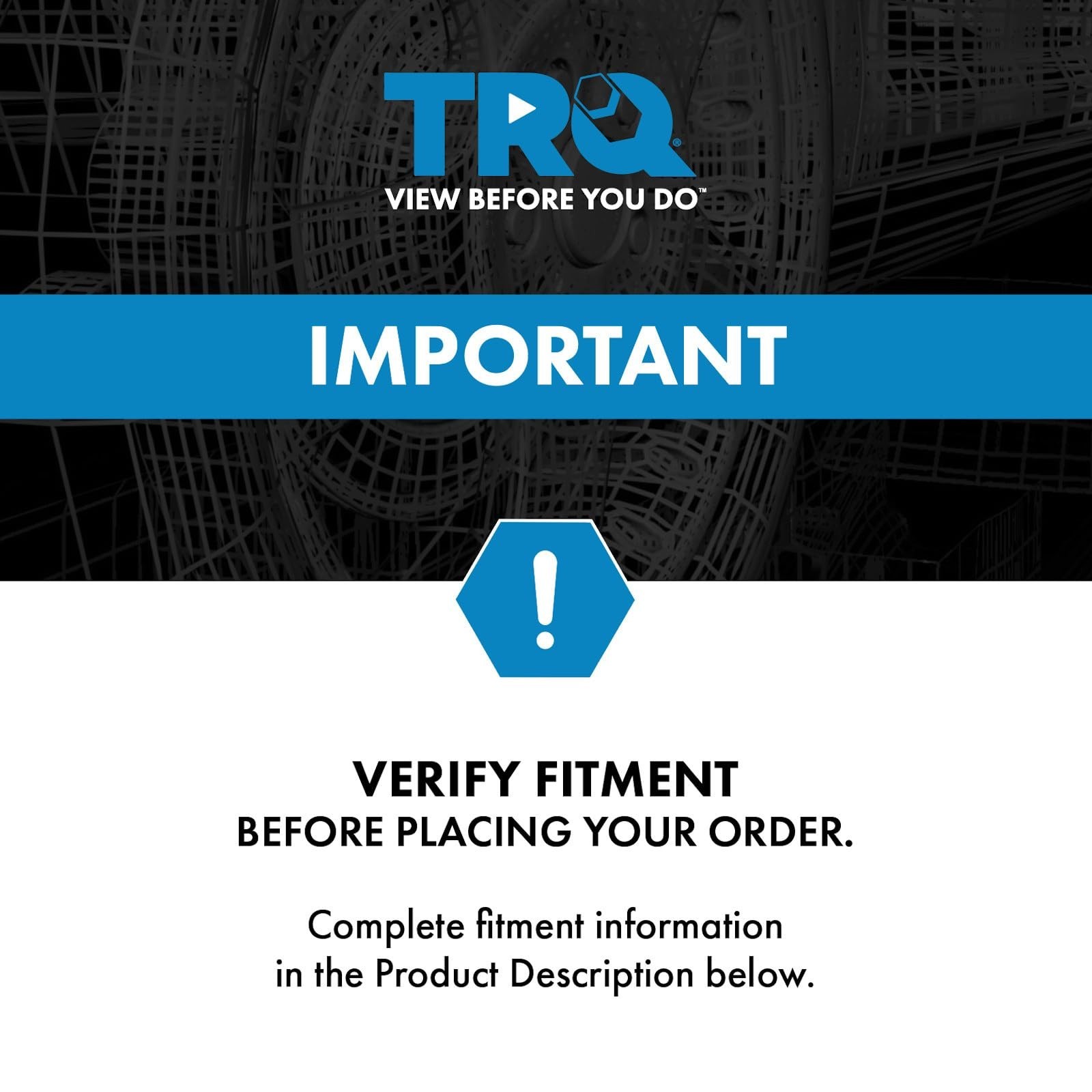 TRQ Wheel Bearing & Hub Assembly Compatible with 2016-2018 Ford Focus