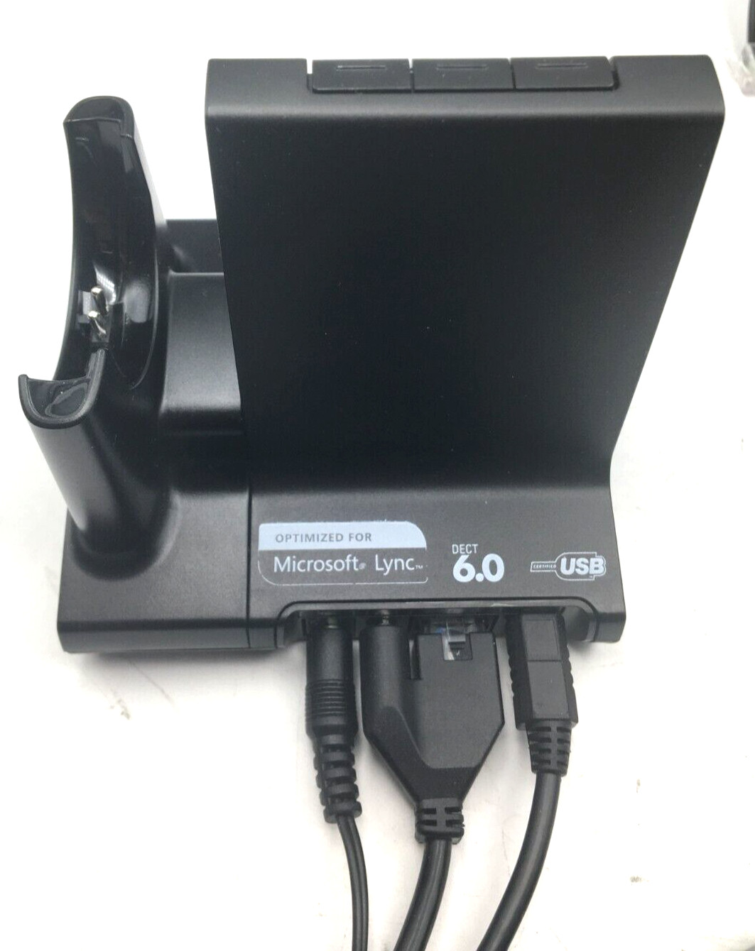 Plantronics Lot of 4 Charging Bases C052, C053, Dect 6.0 83776-11 READ