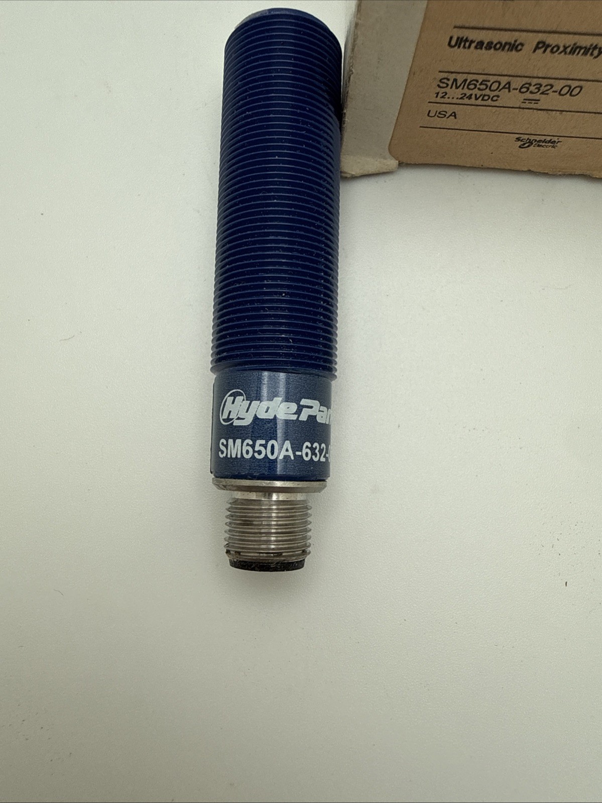 NEW HYDE PARK SM650A-632-00 ULTRASONIC PROXIMITY SENSOR 12-24VDC
