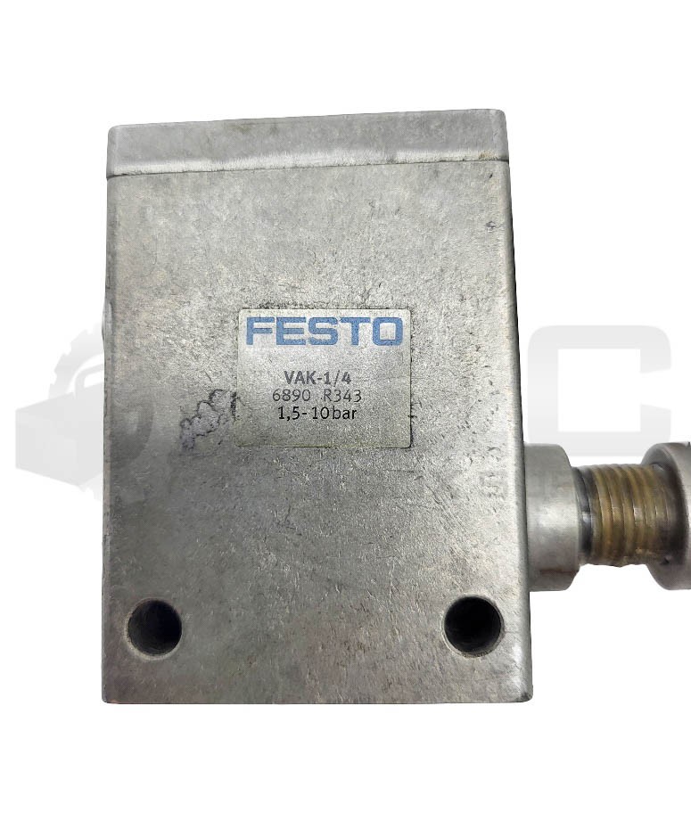 LOT OF 2 FESTO VAK-1/4 VACUUM GENEATOR 1.5-10 BAR