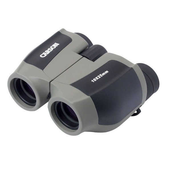 Carson Jd-025 Compact Binocular, 10 X 25 Magnification, Bk-7 Prism, 342 Ft