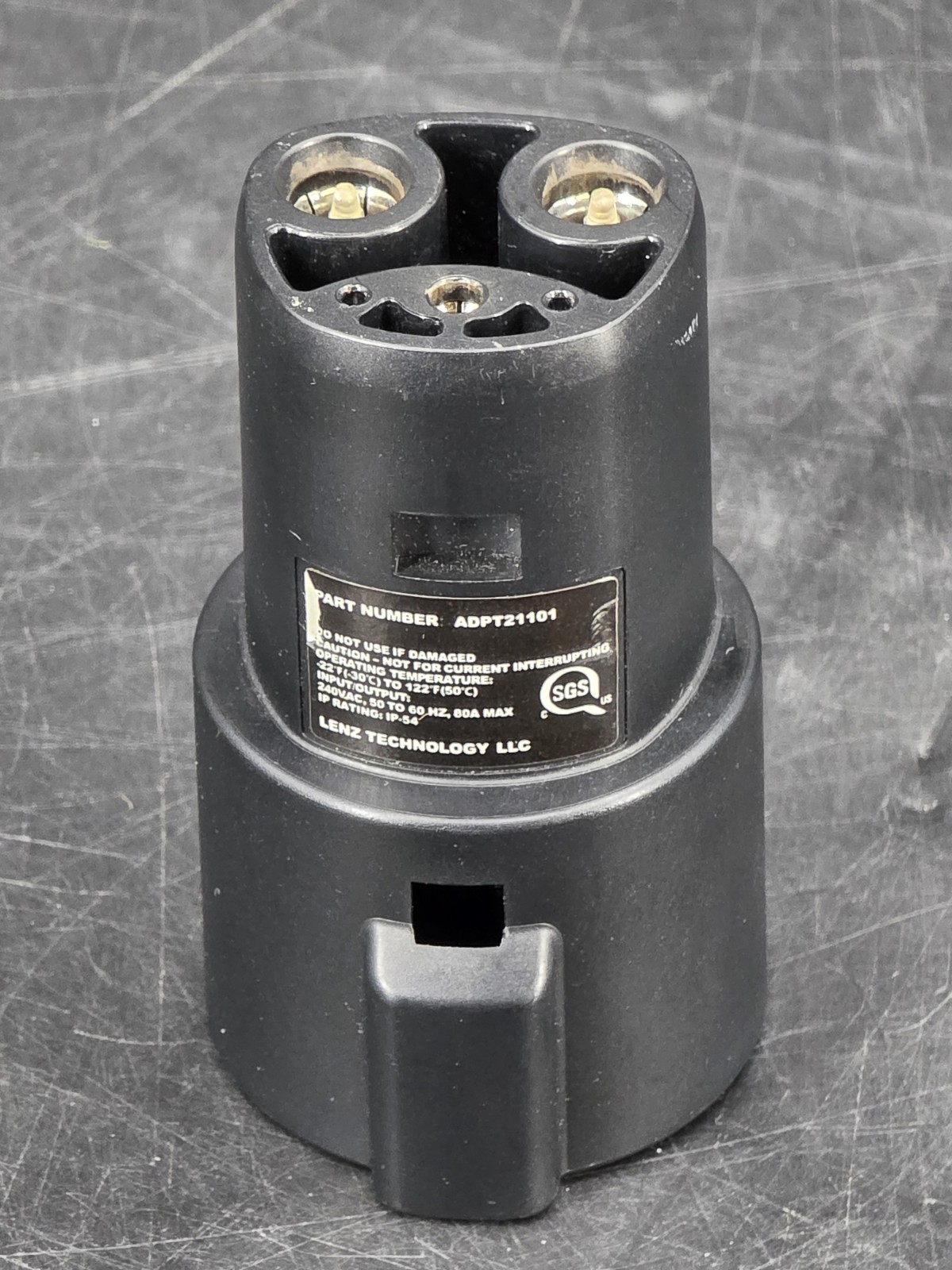 Lenz ADPT21101 Tesla Charging Adapter 80A/240 VAC FREE FAST SHIP