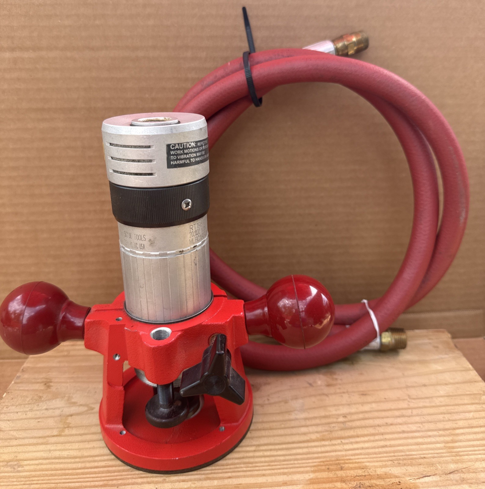 Sioux RT1981 Industrial Pneumatic Router 1.5 HP