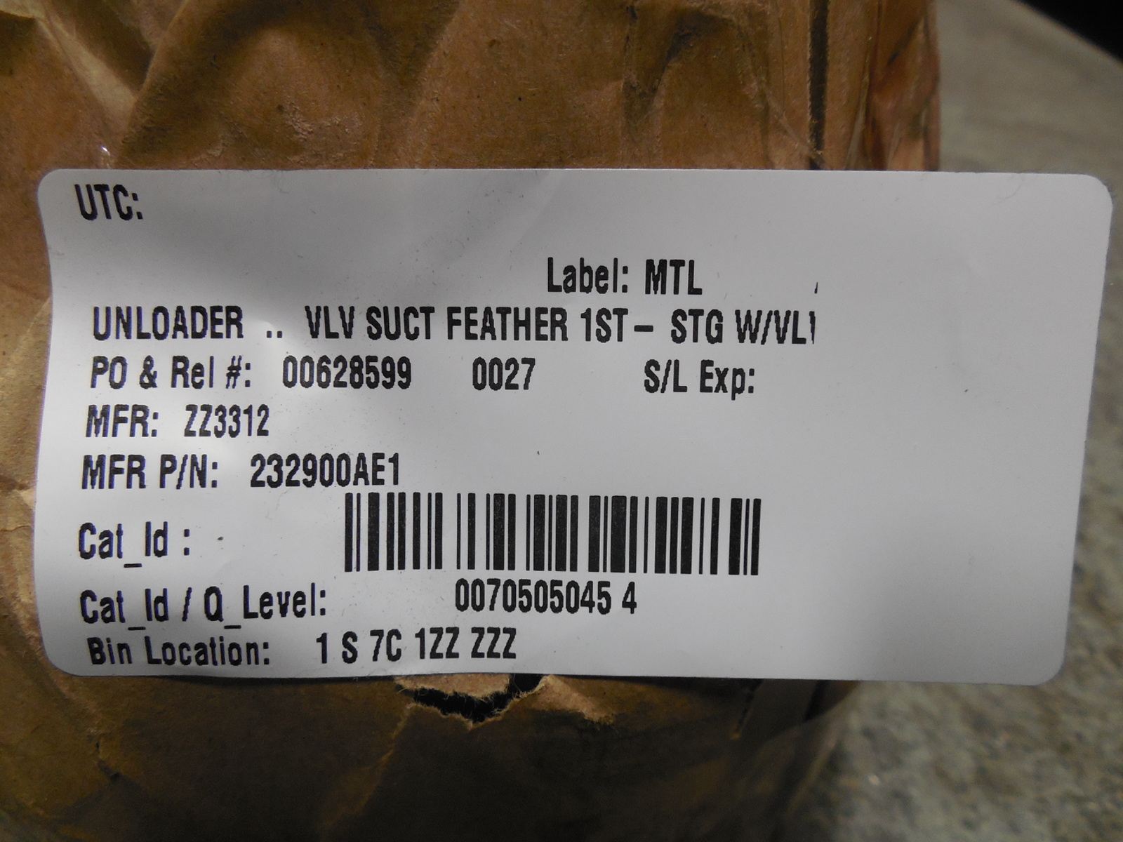 NEW Worthington 232900AE1 Air Compressor Unloader Valve Assembly