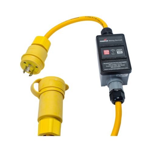 Eaton Wiring Devices GFI13A266 – GFCI PORT 6’12/3CRD WT P&C 30A 120V AUT – 1EA