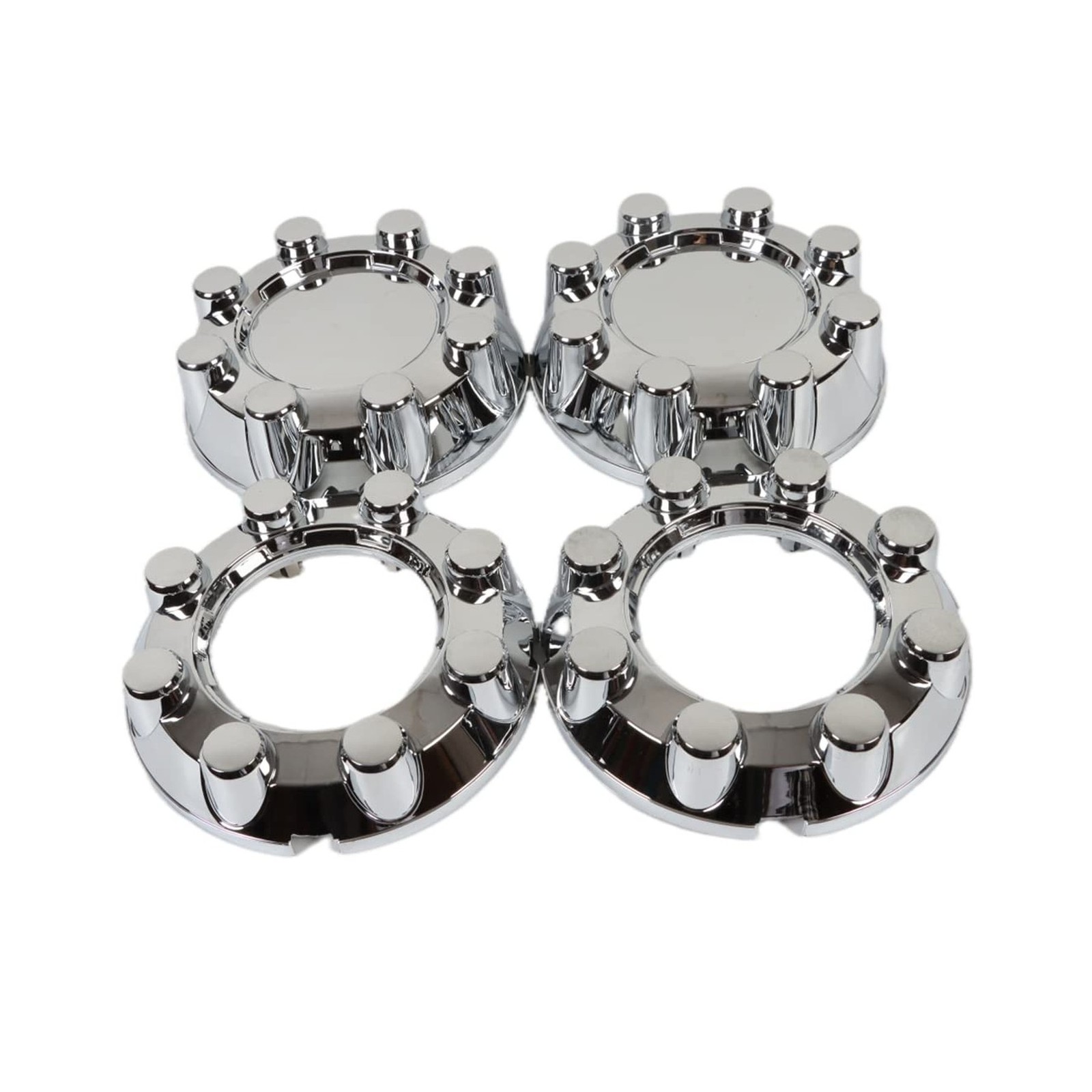 Fit F250 F350 SD 4×4 Chrome Wheel Center Hub Caps 8 Lug Rim Lug Cover Hubs