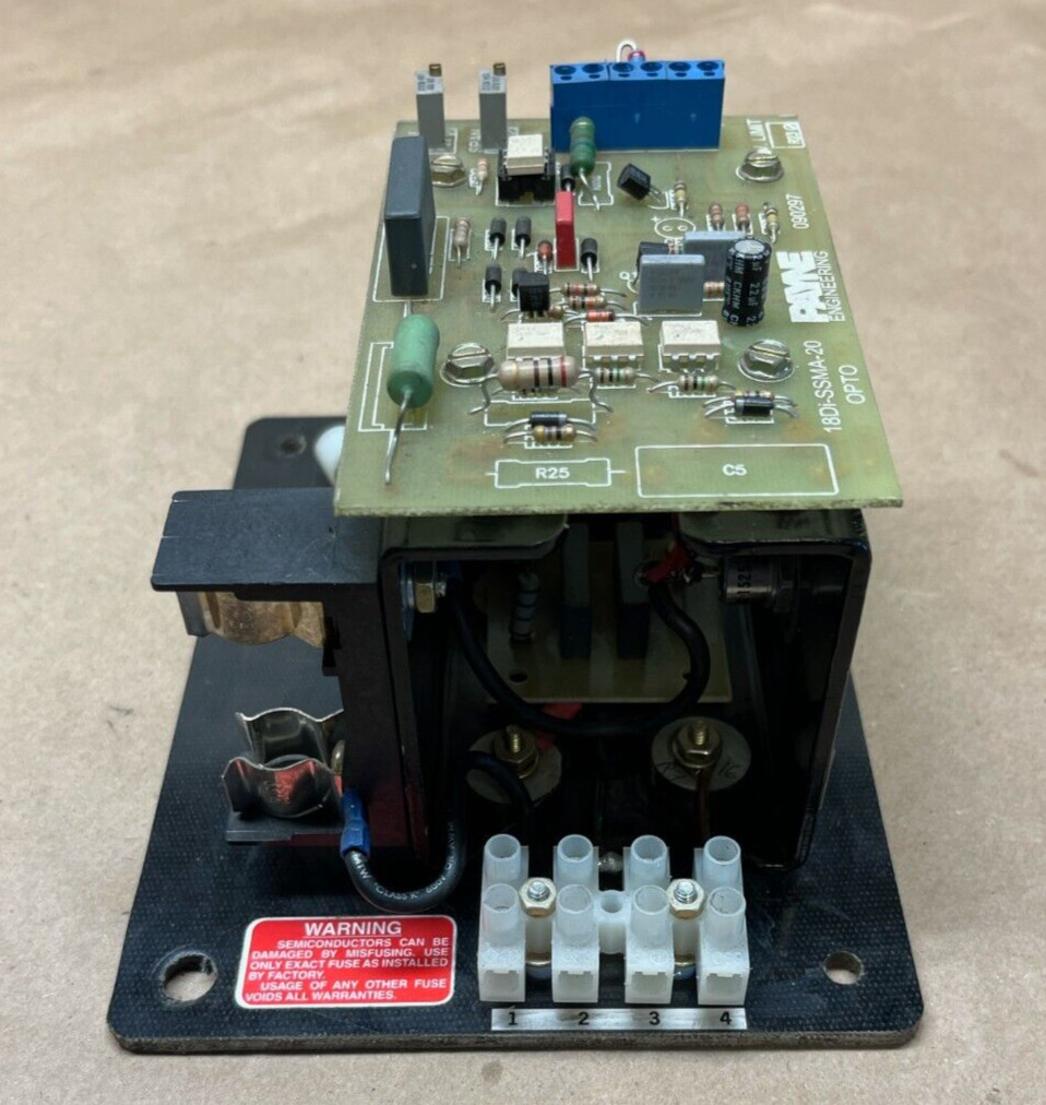 Payne Controls 18D-4-20 1Ph 480VAC 20A 18Di-SSMA-20 OPTO