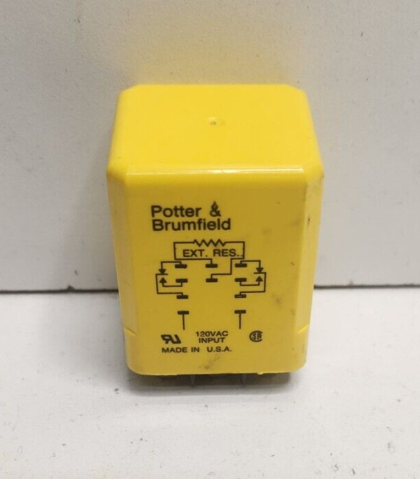 GUARANTEED! POTTER & BRUMFIELD 0.1-10 SEC TIME DELAY RELAY CLF-41-70010