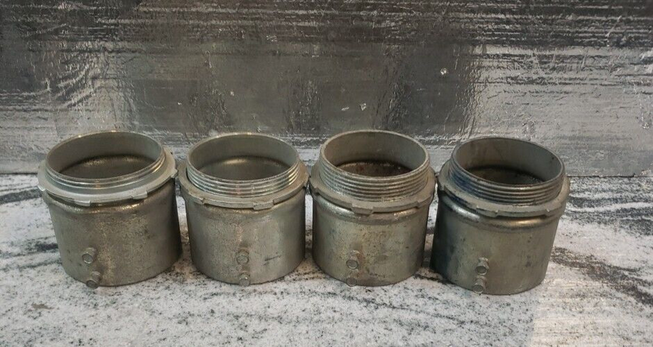 ETP 3C38C EMT ONLY ELECTRICAL CONDUIT FITTING CONNECTOR (LOT OF 4),,,(50D2)