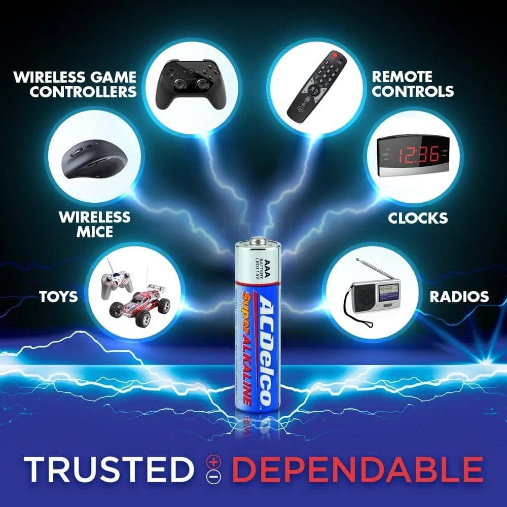 ACDelco Super Alkaline AAA Battery (48-Pack)