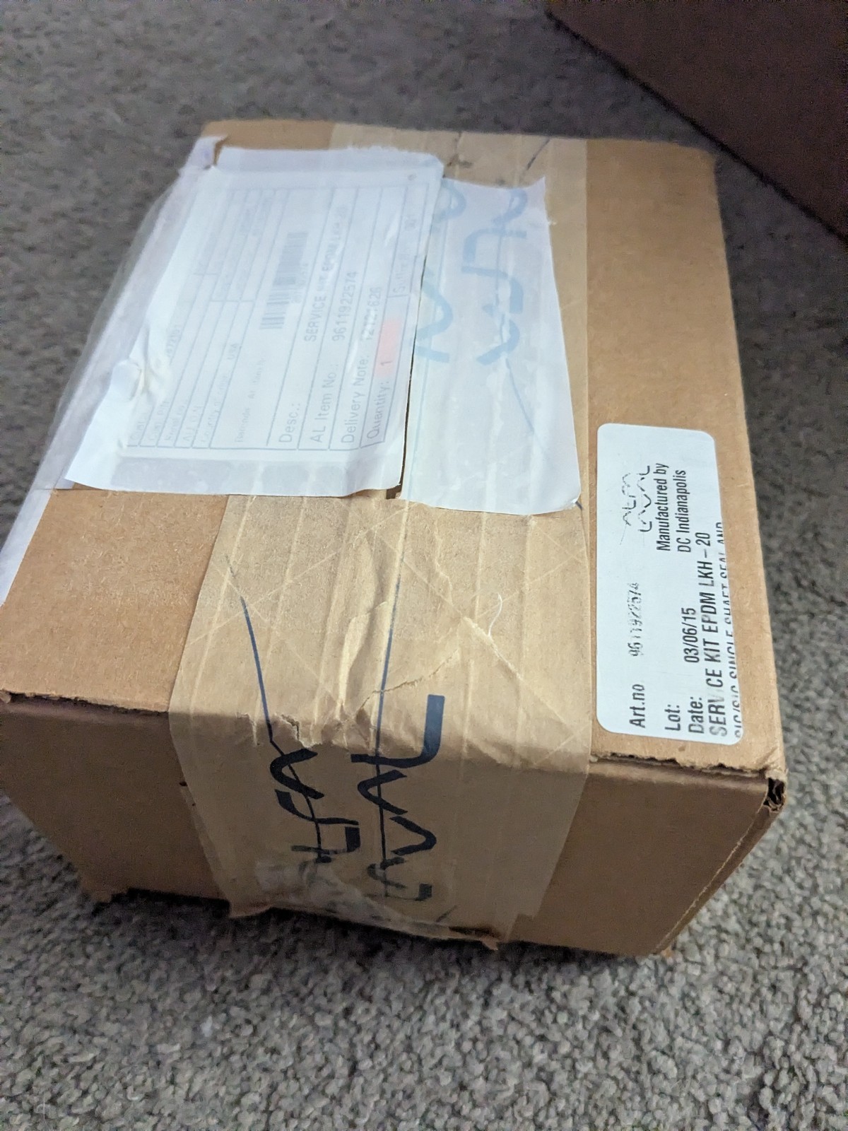 NIB Alfa Laval 9611922357 Service Kit EPDM LKH-20 Ultra Pure Single Shaft NEW