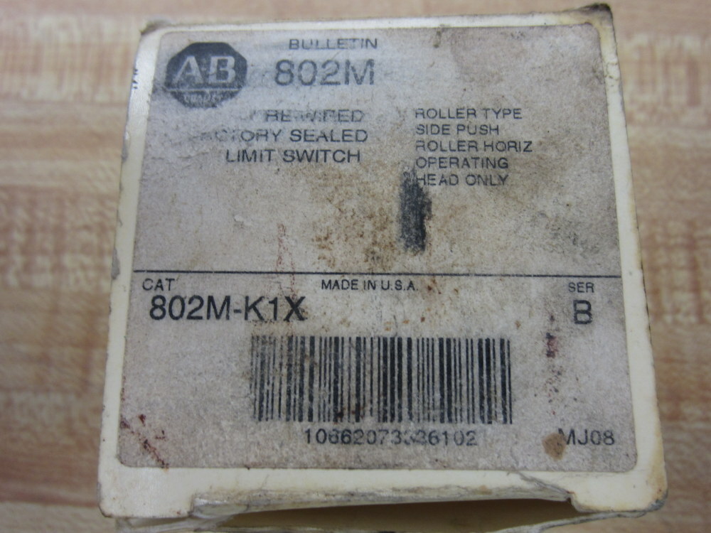Allen Bradley 802M-K1X Limit Switch Operating Head 802MK1X Series B