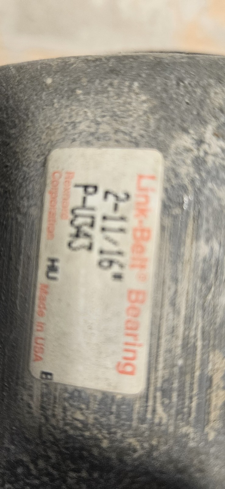 Link-Belt P-U343 Pillow Block Bearing 2-11/16
