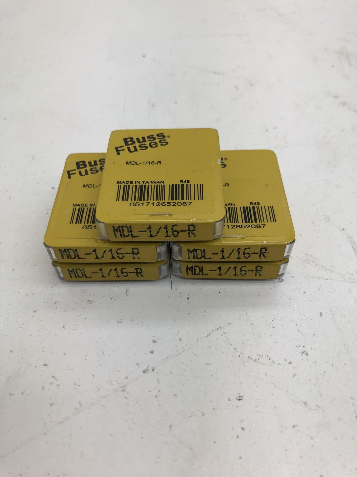 (QTY.25) Buss MDL-1/16 Fuses