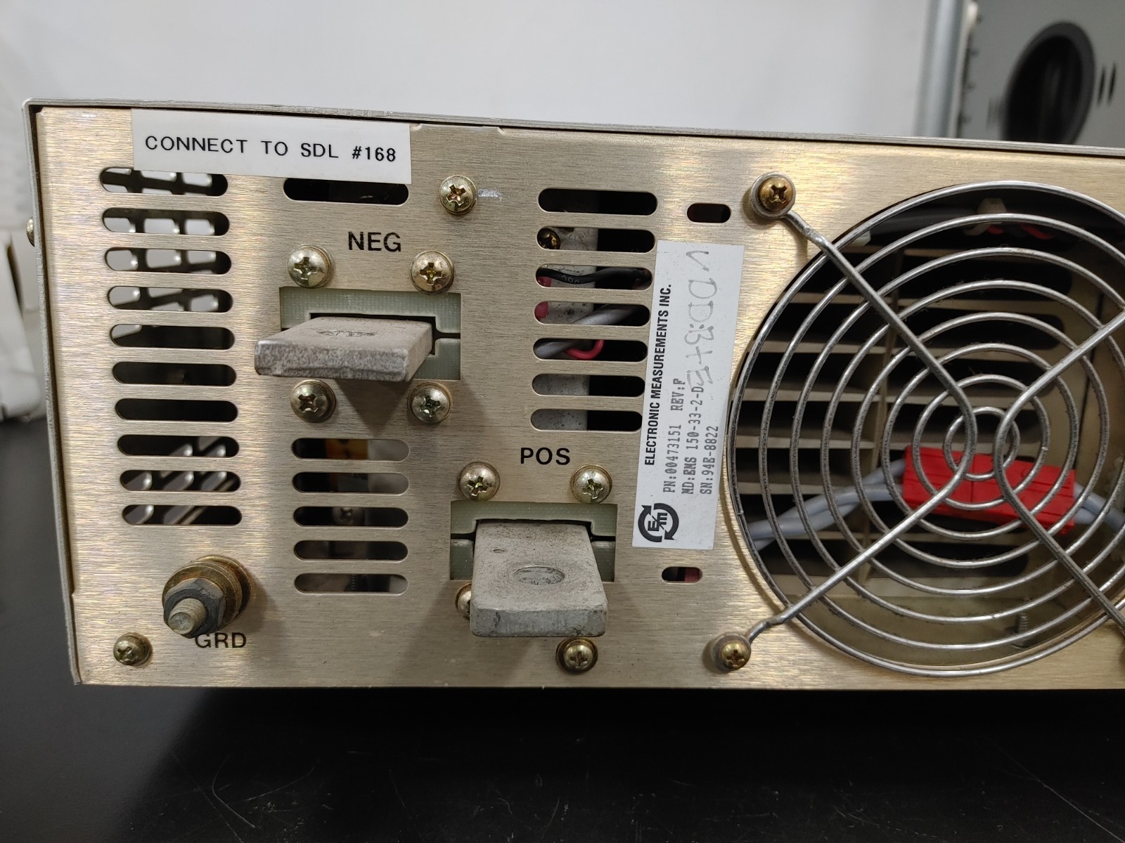 ELECTRONIC MEASUREMENTS EMS 150-33-2-D 00473151 EMS Power Supply EMS 150-33
