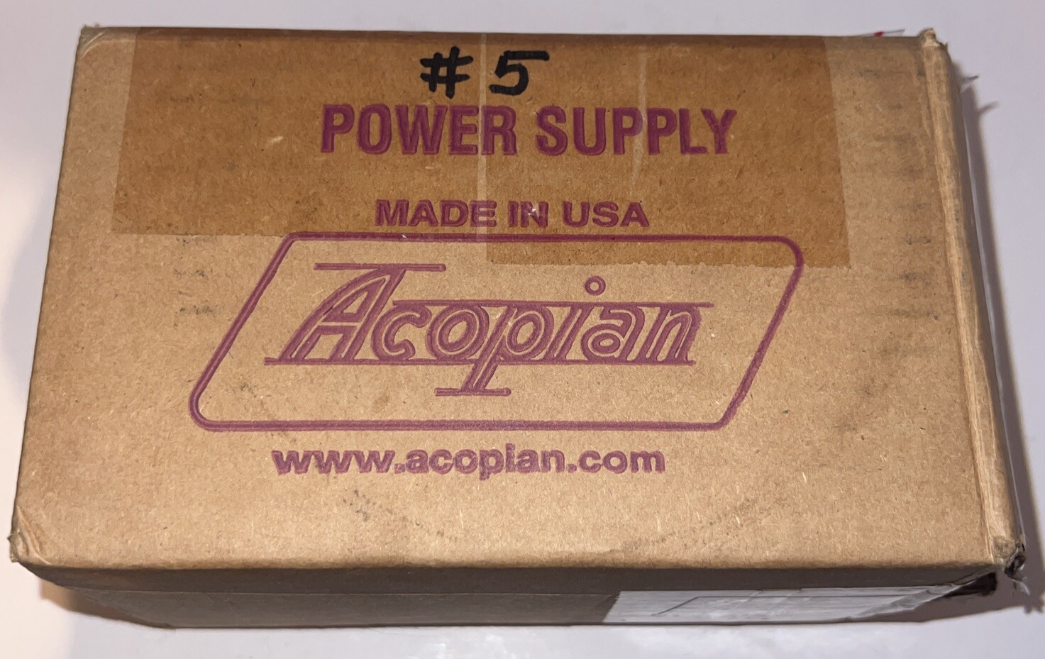 ACOPIAN US28 UNREGULATED POWER SUPPLY