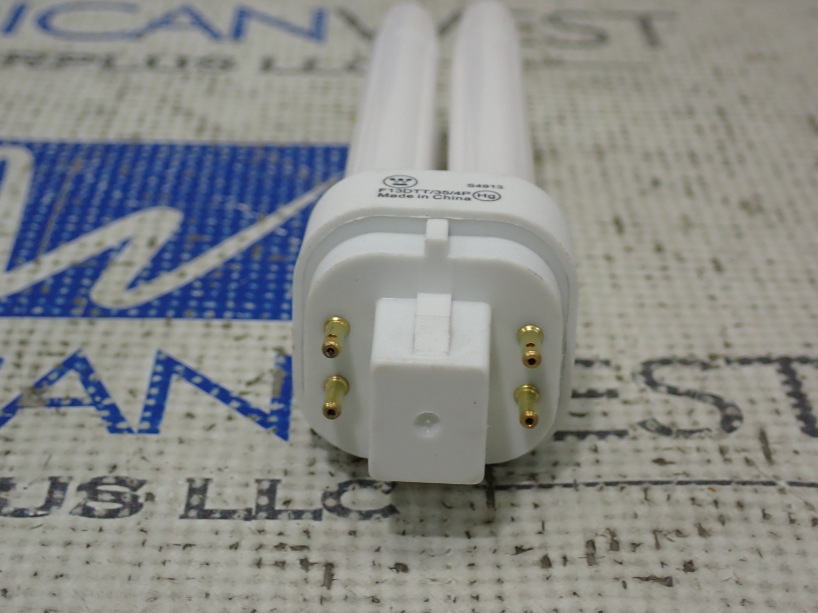 Westinghouse F13DTT/35/4P 13W Double Compact Fluorescent G24q-1 4 Pin