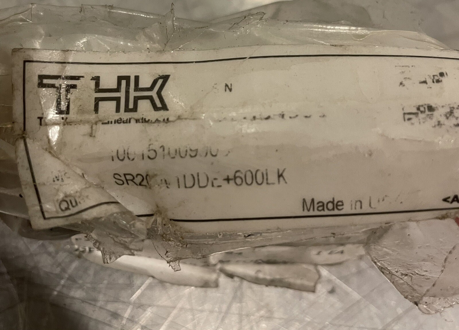 THK SR20W1DDE+600LK Linear Rail Bearing ASSY NEW! FREE SHIPPING!